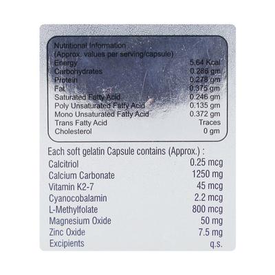 NESCAL K2 Soft Gelatin Capsule 10's - Supplements-Vam