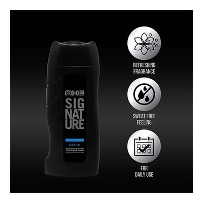 AXE Signature Cologne Talc - Denim 100 gm - Talcum Powders