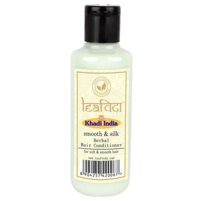 Khadi Leafveda Herbal Hair Conditioner - Smooth & Silk 210 ml - Conditioners