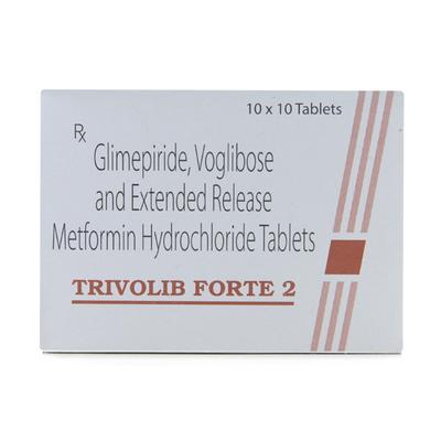 Trivolib Forte 2mg Tablet 10'S - Diabetes-Ant