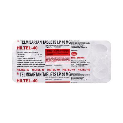 HILTEL 40mg Tablet 10's - Hypertension-Ang