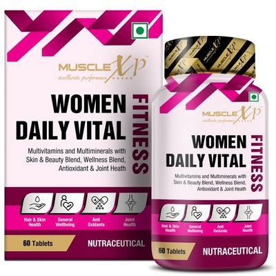 MuscleXP Women Daily Vital Fitness Tablet 60's - Workout Essentials