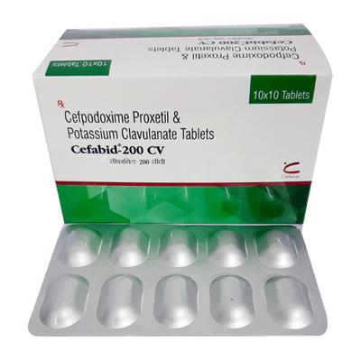 CEFABID 200 CV Tablet 10's - Bacterial Infections-Cep