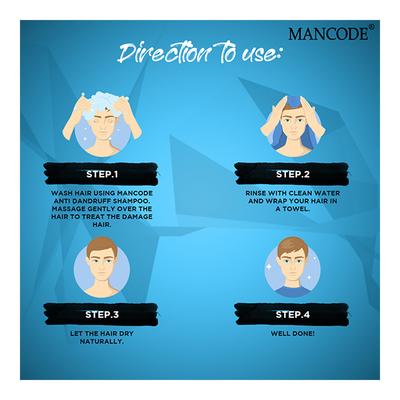 Mancode Anti Dandruff Shampoo - Men 200 ml - Shampoos