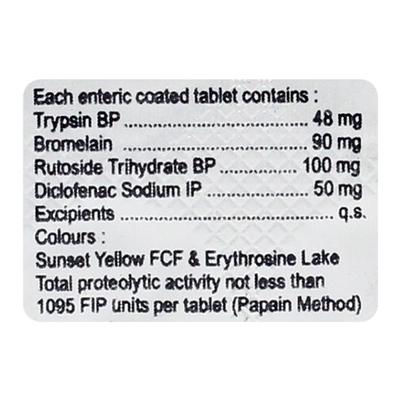 Muscodac Plus Tablet 10'S - Pain relief-Nsa