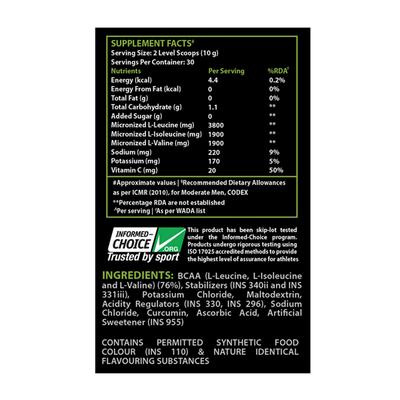 Proquest BCAA Micronized Powder - Tangy Orange Flavour 300 gm - Bcaa Supplements