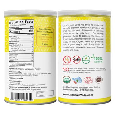 Organic Veda Mango Juice Powder 227 gm - Pure Herbs
