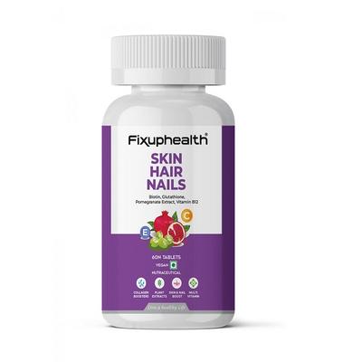 FixUpHealth Skin Hair Nails Supplement Tablets 60's - Multi-Vitamins