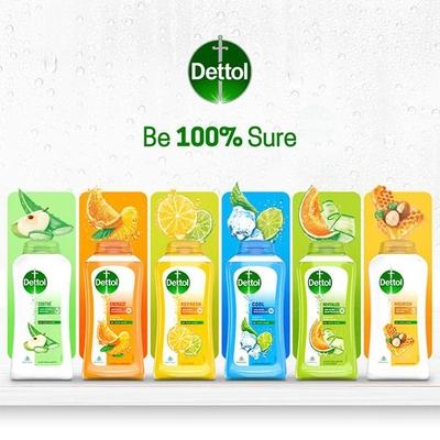 Dettol Long Lasting Hygiene Body Wash - Energize 250 ml - Soaps