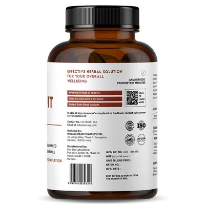Nirvasa Shilajit Tablet (Pack of 3 x 60's) 1's - General Health