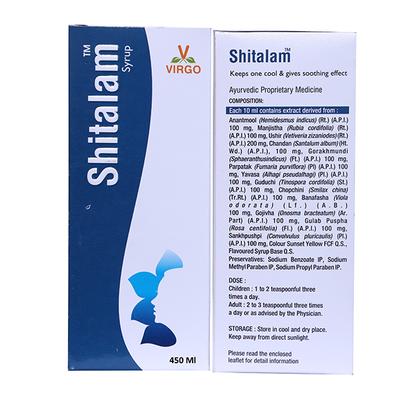 Virgo Shitalam Syrup 450 ml - Speciality Medicines