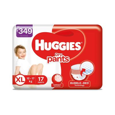 Huggies Dry Diaper Pants (XL) 17's - Diapers & Wipes