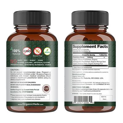 Organic Veda Men Power Veg Capsule 120's - Sexual Healthcare