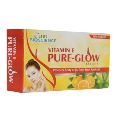 LDD Bioscience Vitamin-E Pure-Glow Tablet (Pack of 3 x 10's) - Speciality Medicine