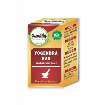 Guapha Ayurveda Yogendra Ras (with Gold & Pearl) Tablet 30's - Speciality Medicines