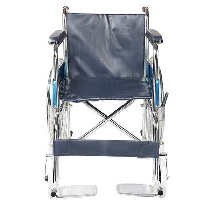 Entros Wheelchair - Chrome (EHS-809 SC) - Wheelchairs & Walking Sticks
