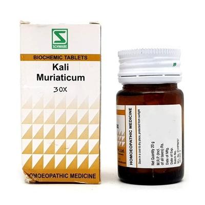 Dr.Willmar Schwabe Kalium Muriaticum 30X Tablet 20 gm - Bio-Chemic