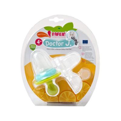 Farlin Grip N Bite Lollipops Baby Oral Set - Green 1's - Pacifiers & Teethers