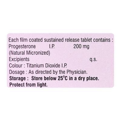 PRORONE SR 200 Tablet 10's - Hormonal Therapy-Oes
