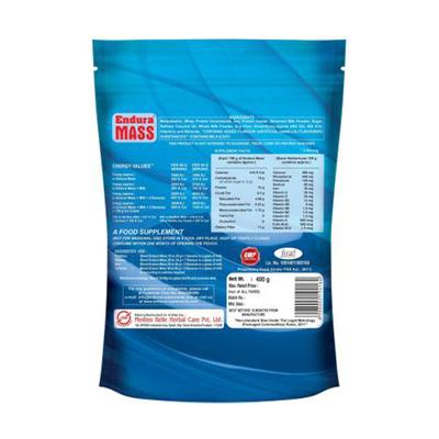 Endura Mass Weight Gain Powder - Vanilla 400 gm - Weight Gain
