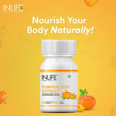 INLIFE Pumpkin Seed Extract Capsules 60's - Calcium And Minerals