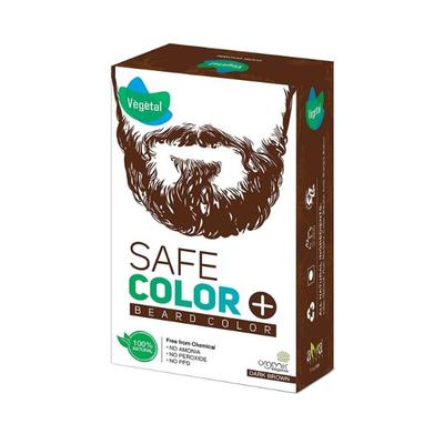 Vegetal Safe Color+ Hair Color for Beard - Dark Brown 25 gm - Crème
