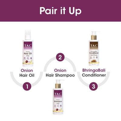TAC The Ayurveda Co. Onion Hair Oil with Ginger 100 ml - Hair Oils