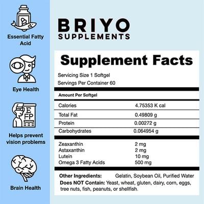 Briyo OptiVital Softgel 60's - Mental Health