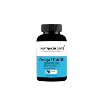 Nutracology Omega 3 Fish Oil Softgel Capsule 60's - Omega Fish Oil Fatty Acids