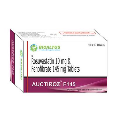 AUCTIROZ F 145 Tablet 10's - High Cholesterol-Dys
