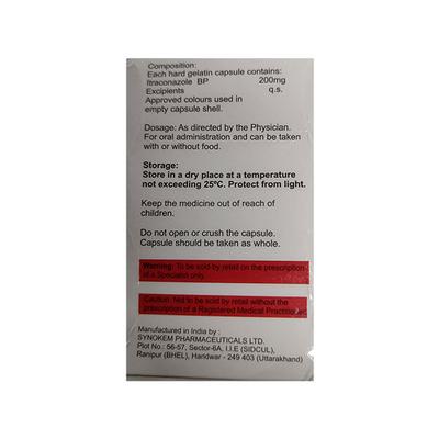 ITLER 200 Capsule 10's - Fungal Infections-Anf