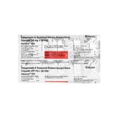 RIDZOGAS SR D Capsule 10's - Ulcer/Reflux/Flatulence-Aaa