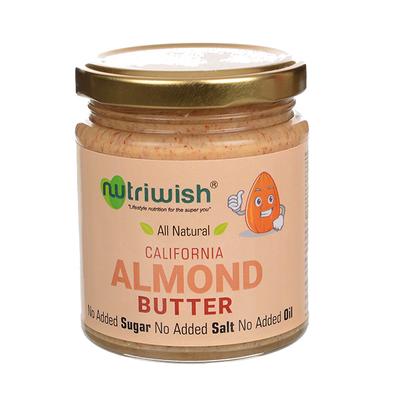 Nutriwish Almond Butter 200 gm - Nutritional Bars