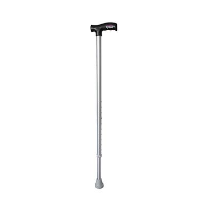 Tynor Walking Stick L type (UN) ( L 08) - Silver - Wheelchairs & Walking Sticks