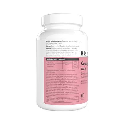 Briyo Coenzyme Q10 200 mg Softgel 60's - Co-Q