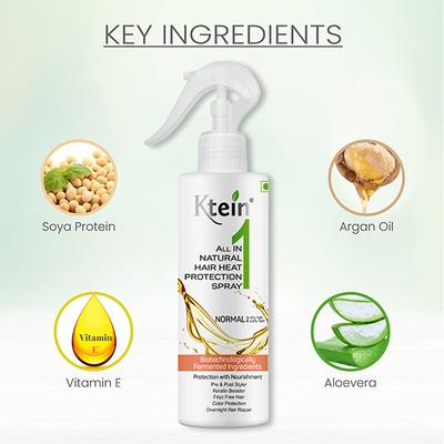 Ktein All in 1 Natural Hair Heat Protection Hair Spray 200 ml - Hair Sprays & Mists