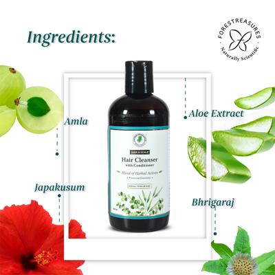 Forestreasures Hair Cleanser with Conditioner 300ml - Personal Care (Ayush)