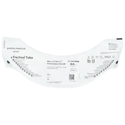 Portex Blue line Suction Cuff Sacett Tracheal Tube (8 mm) 1's - Catheters & Tubes