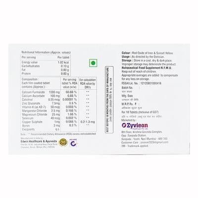 STEOMIN K2 Tablet 10's - Supplements-Cal