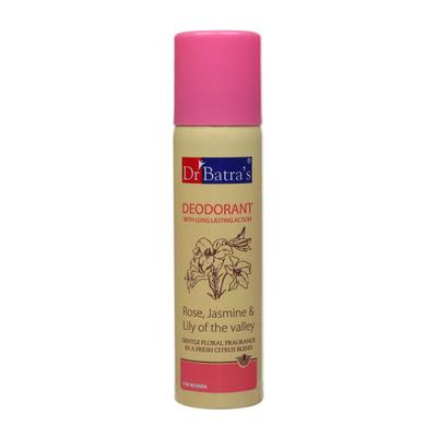 Dr Batra's Deodorant Combo for Men & Women (Oceanic Breeze 150 ml + Rose, Jasmine & Lily of Valley 150 ml) - Deodorants/Roll-Ons