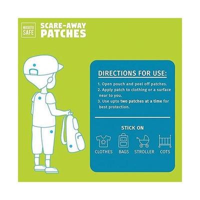 Moskito Safe Natural Mosquito Repellent Patches 12's - Mosquito Repellent