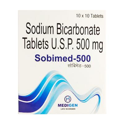 SOBIMED 500 Tablet 10's - Ulcer/Reflux/Flatulence-Aaa