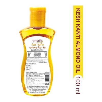 Patanjali Kesh Kanti Hair Oil - Almond 100 ml - Hair Oils