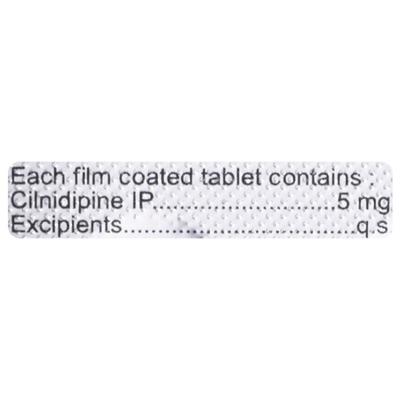 CILNIPINE 5 Tablet 15's - Hypertension-Cal