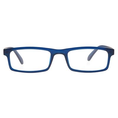 Klar Eye Rectangle Full Rim K-3021 Reading Glass - Blue, 3.25 Power - Men Eyeglasses