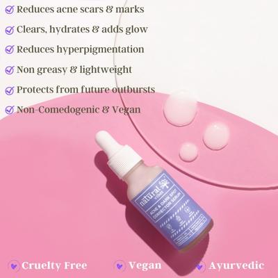 Natural Vibes Acne & Dark Spot Corrector Serum 30 ml - Face Serum