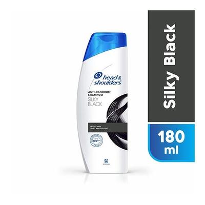 Head & Shoulder Anti Dandruff Shampoo Silky Black 180 ml - Shampoos