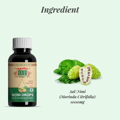 Apollo Noni Extract Drops (Pack of 2 x 20 ml) - Speciality Medicines