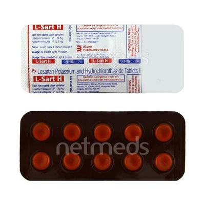 L Sart H Tablet 10'S - Hypertension-Oah