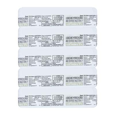 LOX Heavy 5% Injection 2ml - Anaesthesia - Local-Ana